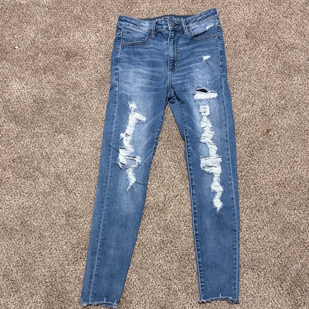 American Eagle Ripped skinny jeans